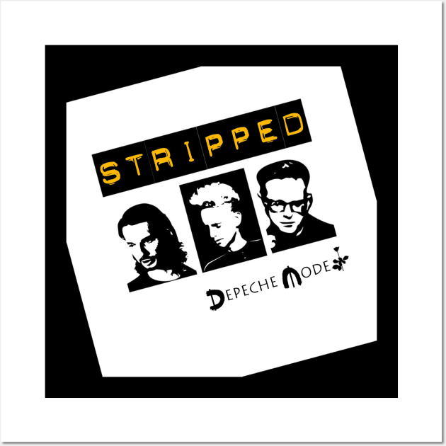 Depeche Mode Stripped Wall Art by Tarat Taban